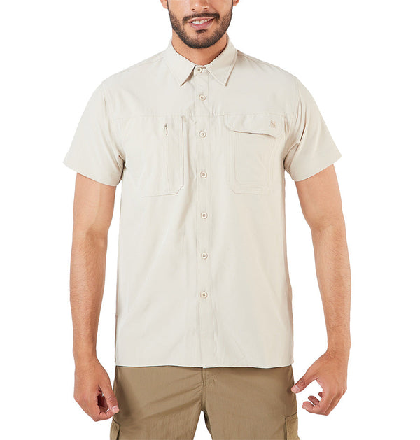 CAMISA DE HOMBRE LAS PERLAS MANGA CORTA OA /OUTDOOR ADVENTURE